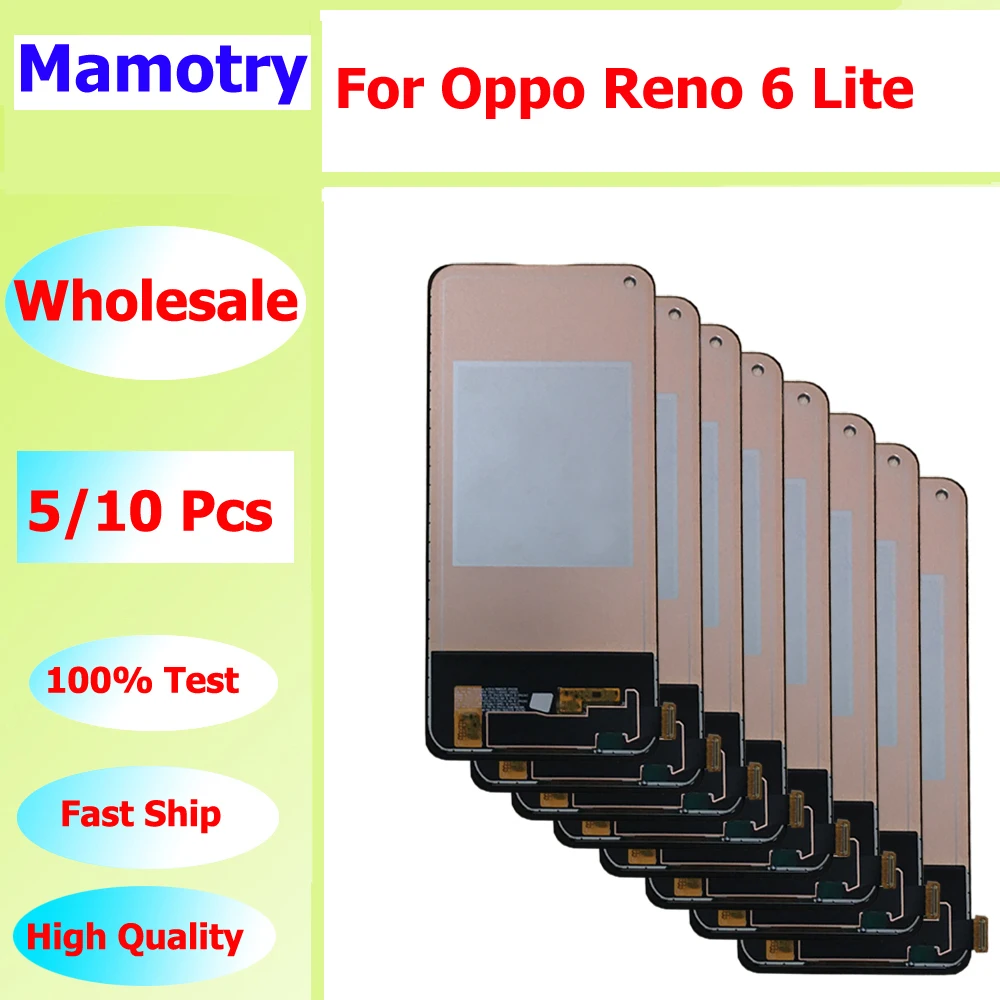 Wholesale 5/10 pieces/Lot For Oppo Reno6 Lite Screen Touch Lcd Display Assembly For Reno 6 Lite CPH2365
Wholesale 5/10 pieces/Lot For Oppo Reno6 Lite Screen Touch Lcd Display Assembly For Reno 6 Lite CPH2365