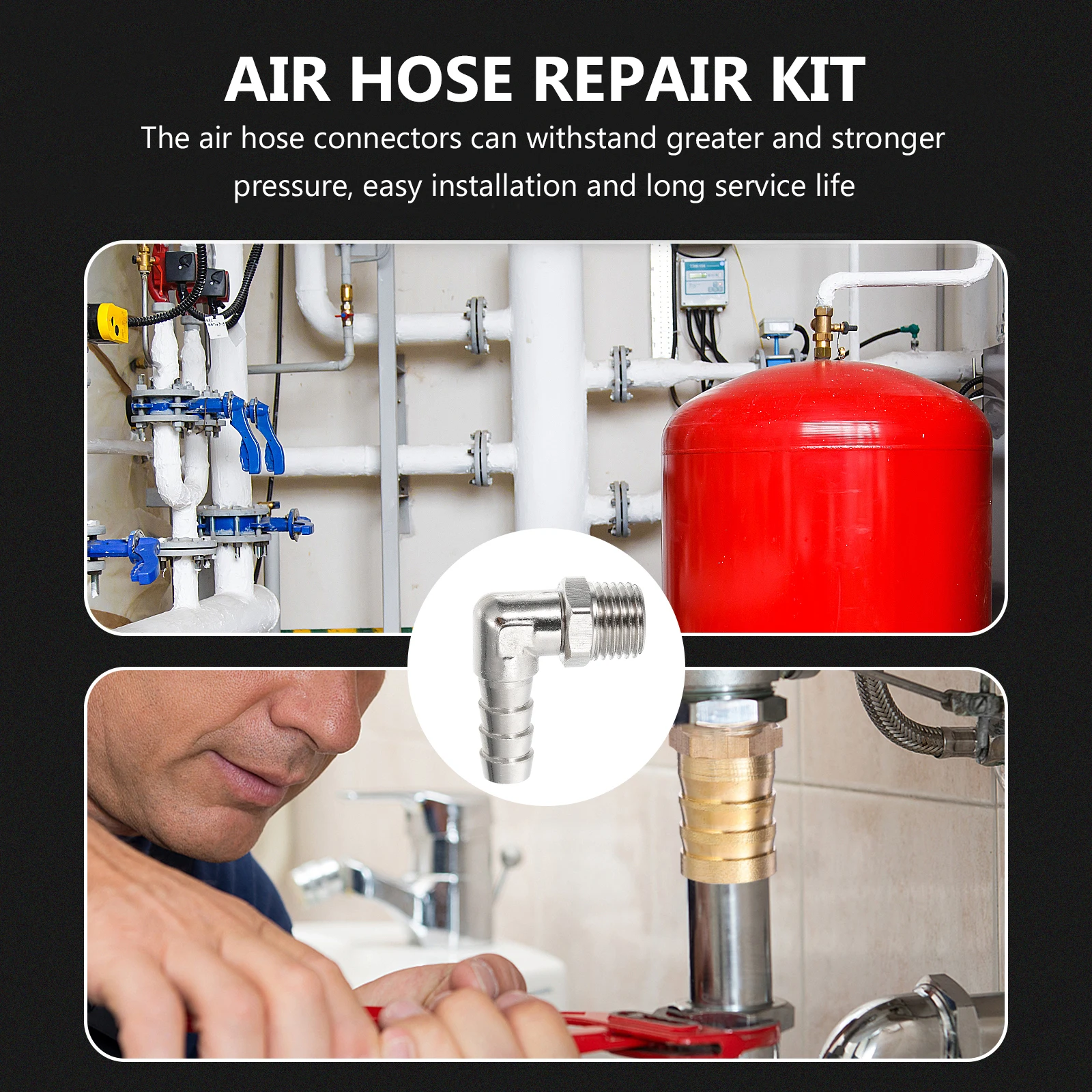 Rotating Joint Air Hose Fittings Copper Nickel Plated High Pressure Wear Resistant Corrosion Prevention Easy Installation
Rotating Joint Air Hose Fittings Copper Nickel Plated High Pressure Wear Resistant Corrosion Prevention Easy Installation