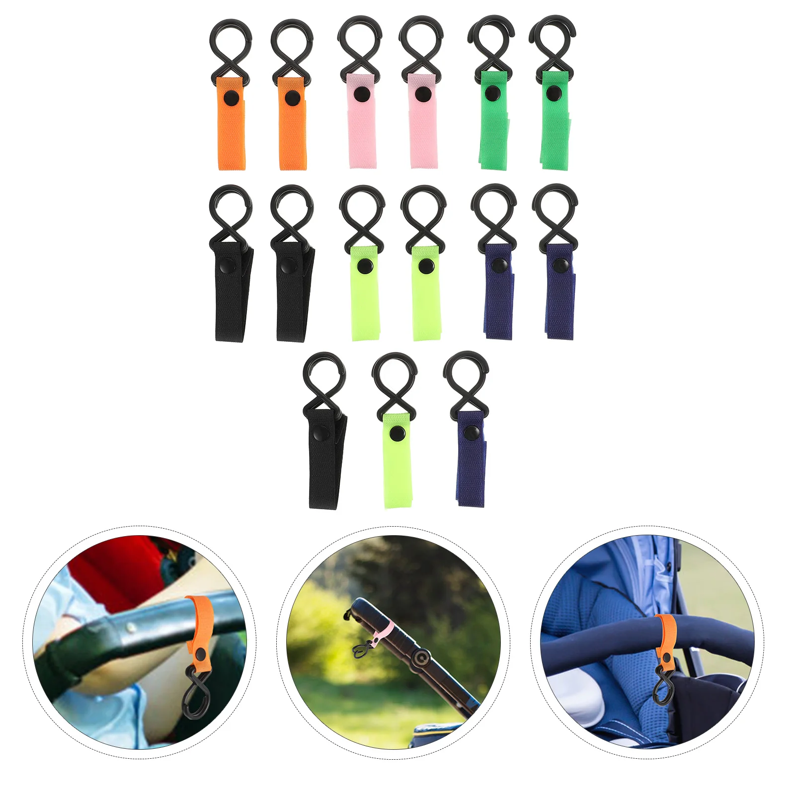 15pcs Stroller Hooks Non-slip Durable Hangers for Baby Carriage Accessories Plastic Bag Holder Strollers Walkers Wheelchairs
15pcs Stroller Hooks Non-slip Durable Hangers for Baby Carriage Accessories Plastic Bag Holder Strollers Walkers Wheelchairs