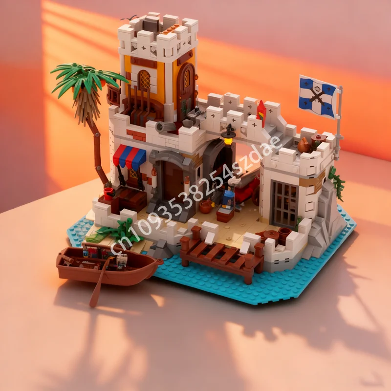 1129pcs MOC Lagoon Lockup Remake Piratesed Model Building Blocks Christmas Gift Assemble DIY Toys Creative Idea Kids Birthday
1129pcs MOC Lagoon Lockup Remake Piratesed Model Building Blocks Christmas Gift Assemble DIY Toys Creative Idea Kids Birthday