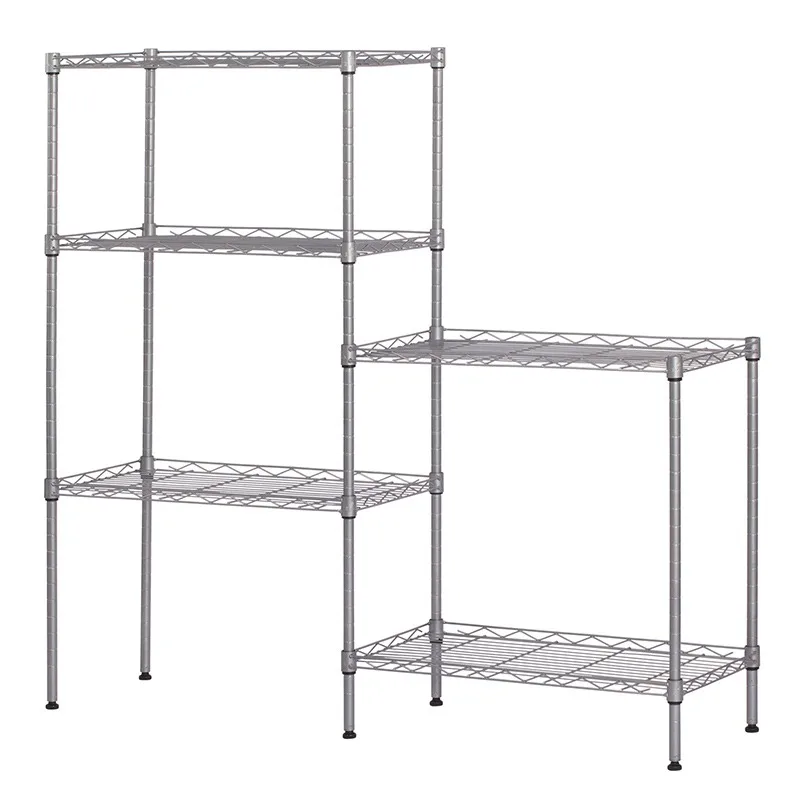 Changeable Assembly Floor Standing Carbon Steel Storage Rack Silver
Changeable Assembly Floor Standing Carbon Steel Storage Rack Silver
