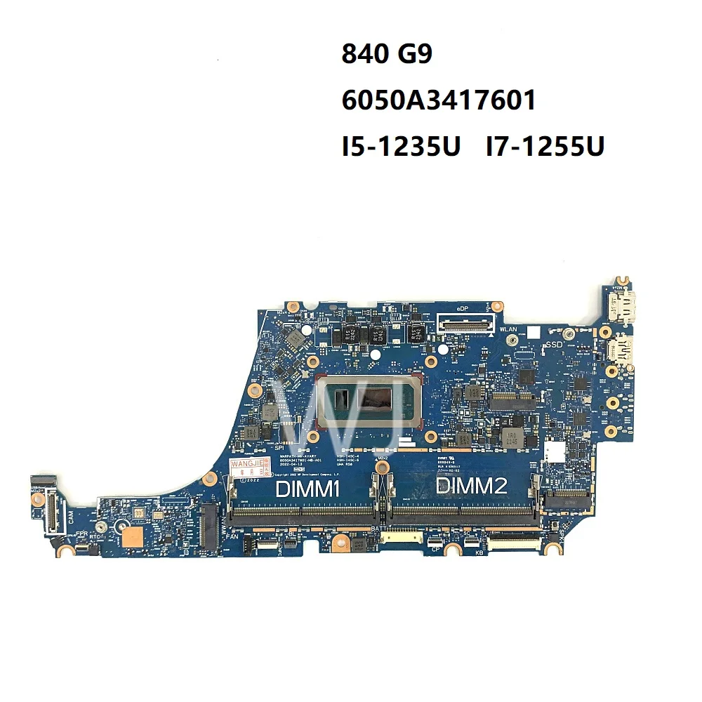 Для HP 840 G9 6050A 3417601 I5-1235U I7-1255U N09049-601 Материнская плата со 100% протестирована
Для HP 840 G9 6050A 3417601 I5-1235U I7-1255U N09049-601 Материнская плата со 100% протестирована