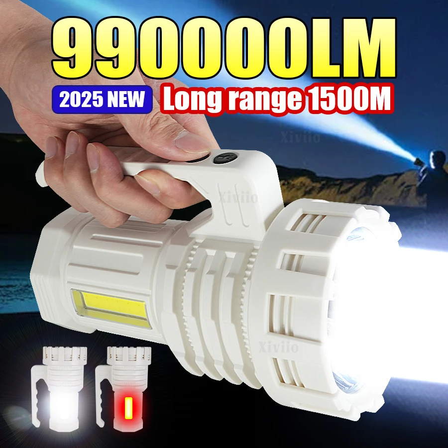 Высокомощный светодиодный фонарик с COB Light тактический факел USB перезаряжаемые светодиодные фонари портативный прожектор банка питания на открытом воздухе
Высокомощный светодиодный фонарик с COB Light тактический факел USB перезаряжаемые светодиодные фонари портативный прожектор банка питания на открытом воздухе