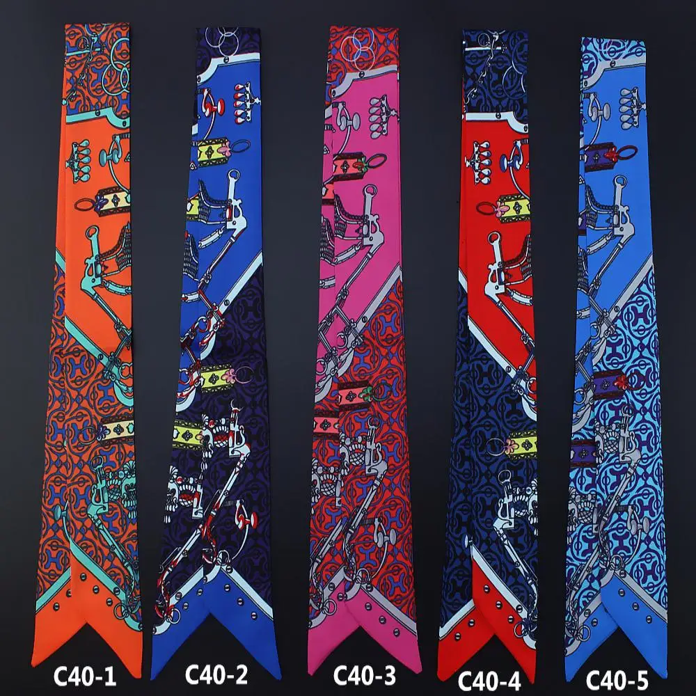 Silk Scarf for Women Printed Handle Bag Ribbons Business Style Spring Summer Polyester Fiber Scarf Fashion Accessory
Silk Scarf for Women Printed Handle Bag Ribbons Business Style Spring Summer Polyester Fiber Scarf Fashion Accessory