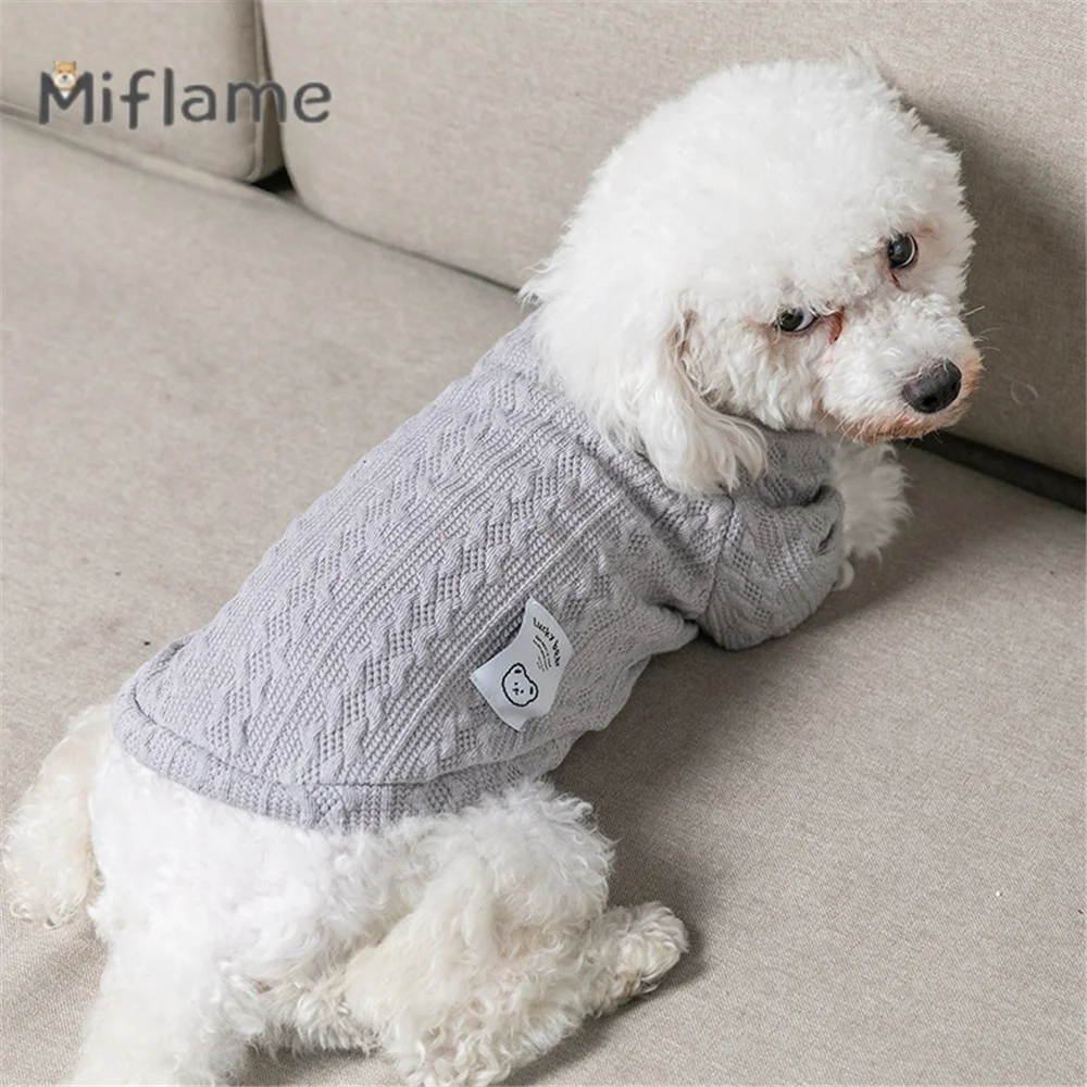 Miflame Fashion New Pet Sweater Autumn Winter Small Dogs Clothes Schnauzer Bichon Teddy Soft Comfortable Cat Dog Sweater
Miflame Fashion New Pet Sweater Autumn Winter Small Dogs Clothes Schnauzer Bichon Teddy Soft Comfortable Cat Dog Sweater