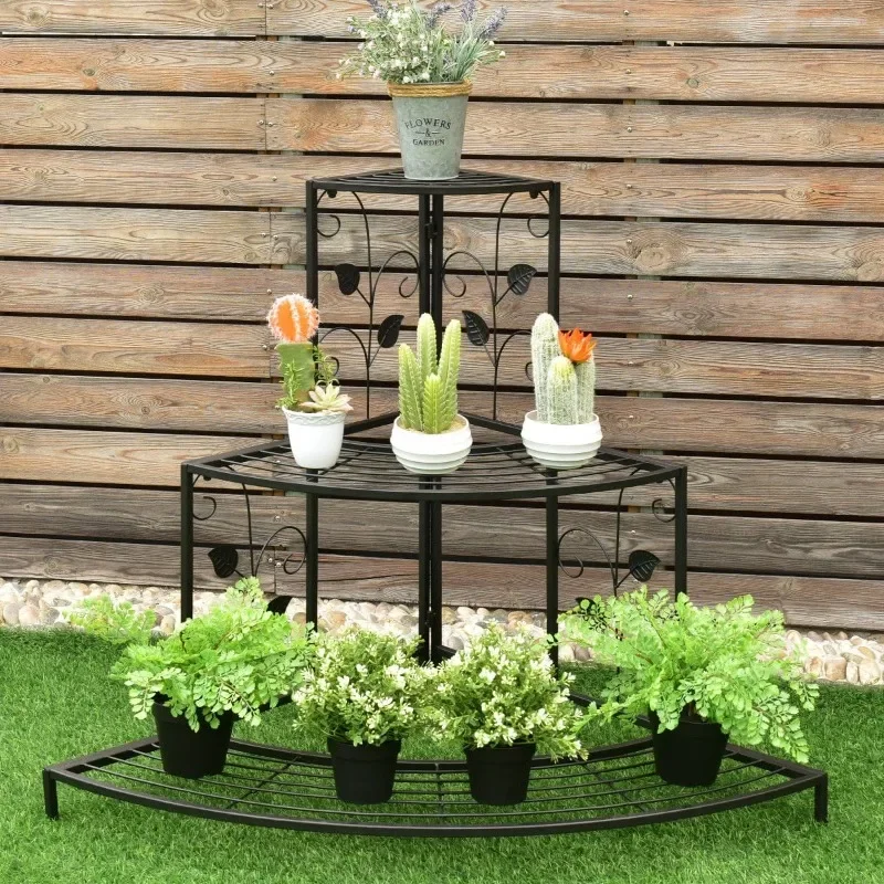 3 Tier Floral Corner Plant Stand Metal Flower Pot Rack Stair Display Ladder
3 Tier Floral Corner Plant Stand Metal Flower Pot Rack Stair Display Ladder