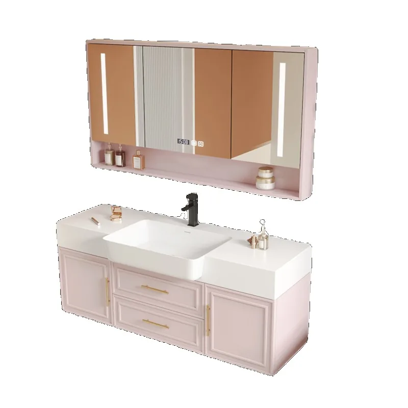 Extremely narrow bathroom cabinet combination, integrated basin pool, oak face wash, hand basin, washing table customization
Extremely narrow bathroom cabinet combination, integrated basin pool, oak face wash, hand basin, washing table customization
