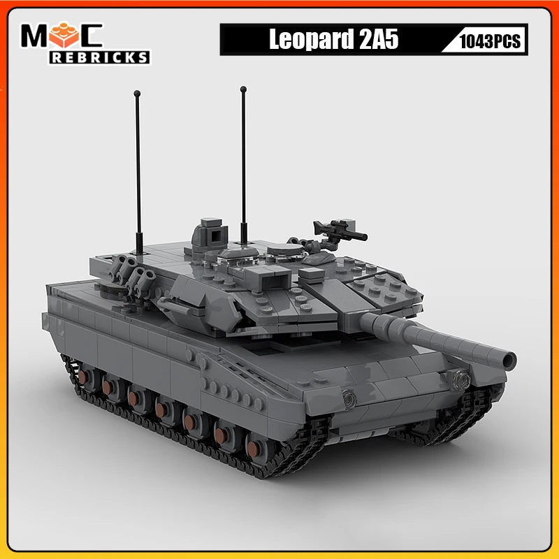 Self-Propelled Gun Tank Set Model Military Leopard Series Modular Assembly MOC Building Block Technology Brick Toy Xmas Gift
Self-Propelled Gun Tank Set Model Military Leopard Series Modular Assembly MOC Building Block Technology Brick Toy Xmas Gift