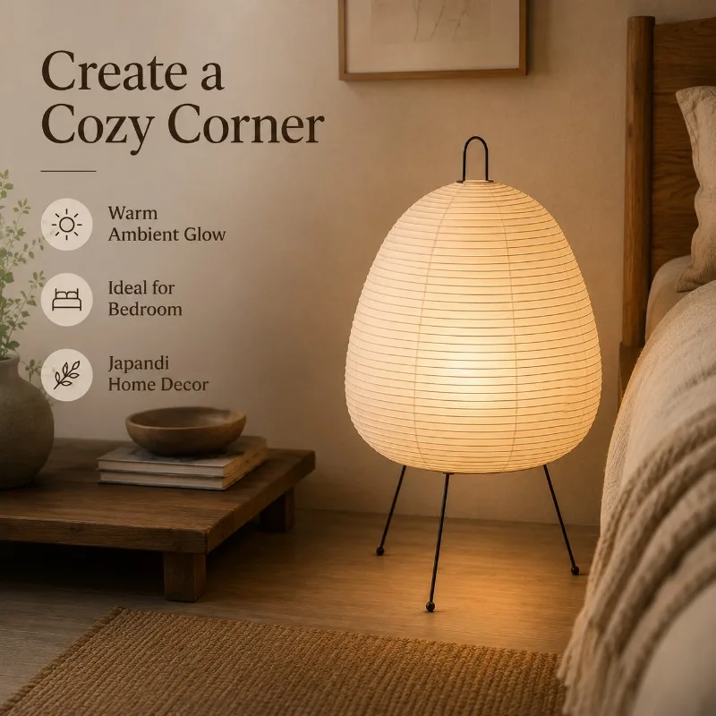 Japanese Desk Lamp Origin Wabi Sabi Style Designer Paper Lamp Art Living Room Button Style Homestay Floor Lamp
Japanese Desk Lamp Origin Wabi Sabi Style Designer Paper Lamp Art Living Room Button Style Homestay Floor Lamp