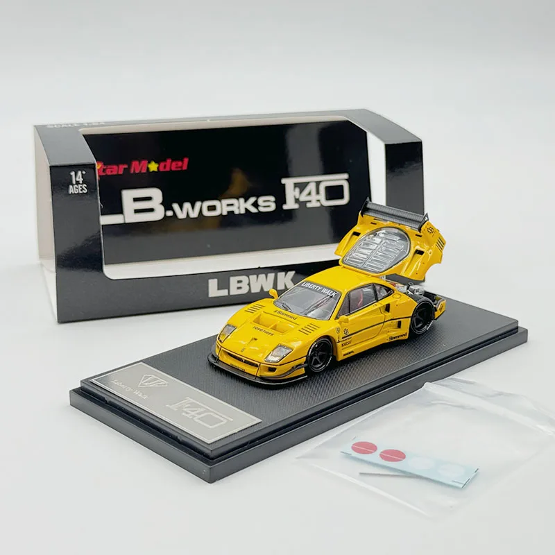 STAR In Stock 1:64 LBWK F40 Opened Hood Black Yellow Diecast Car Model Collect Toys
STAR In Stock 1:64 LBWK F40 Opened Hood Black Yellow Diecast Car Model Collect Toys