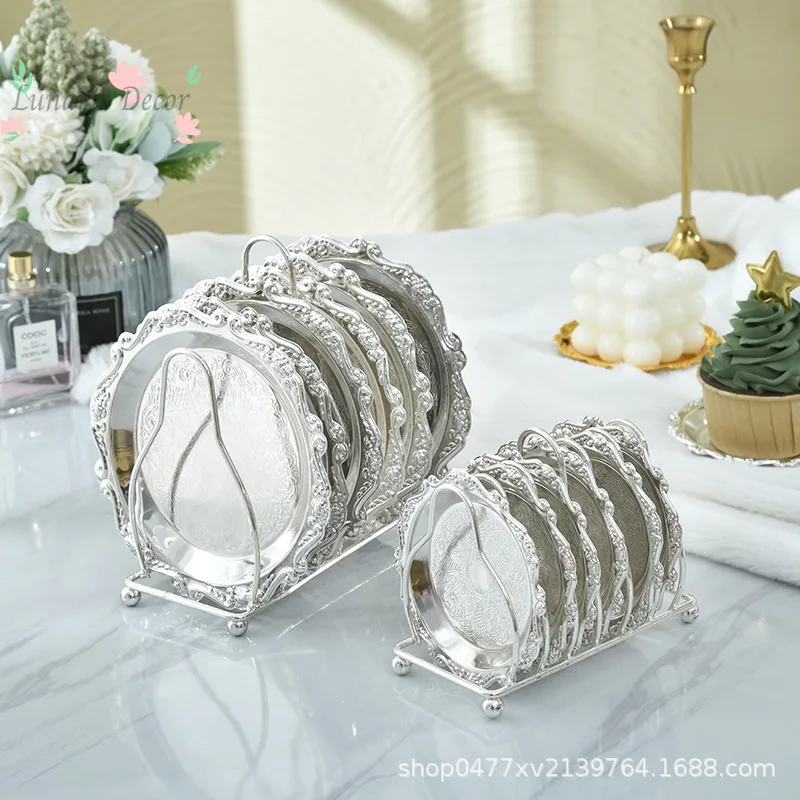 Cake holder metal relief small tray, wedding party ins wind snack cake tray
Cake holder metal relief small tray, wedding party ins wind snack cake tray