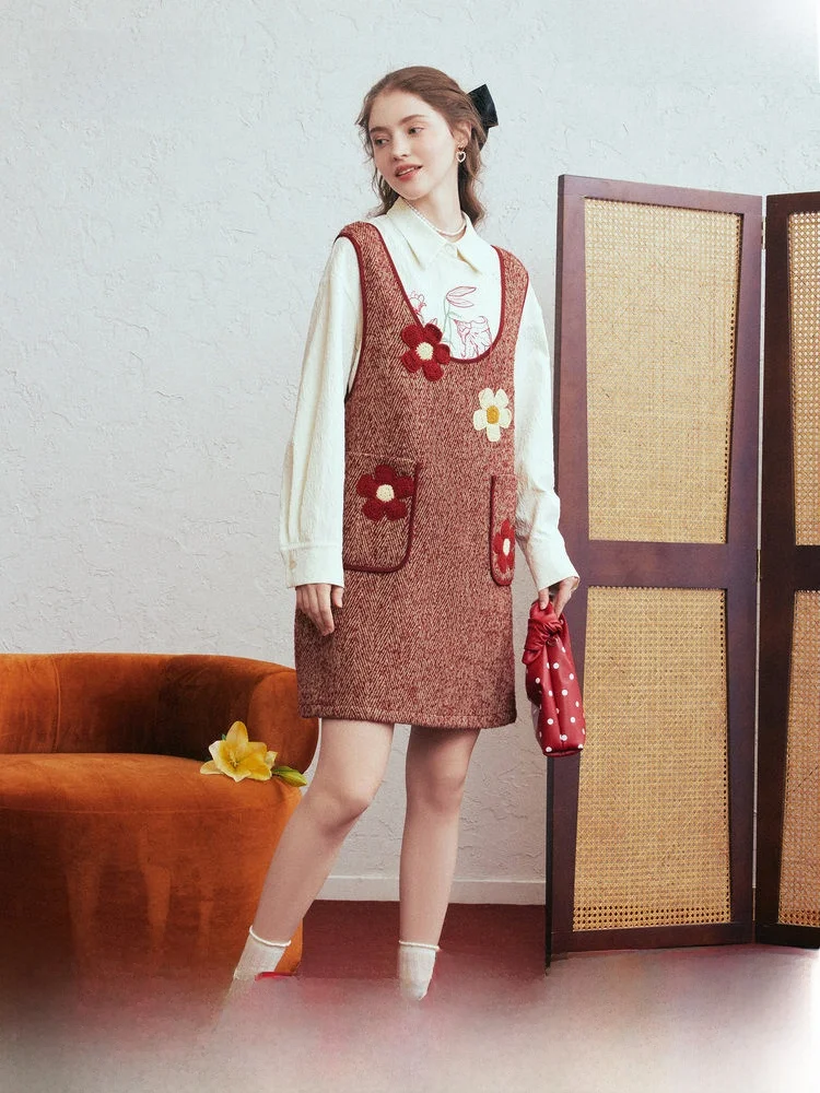 Cute Handmade Hooked Flower Woolen ort Vest Dr Spring 2026 New Arrival Two Tee Things Berries Garden Art Casual Sle
Cute Handmade Hooked Flower Woolen ort Vest Dr Spring 2026 New Arrival Two Tee Things Berries Garden Art Casual Sle