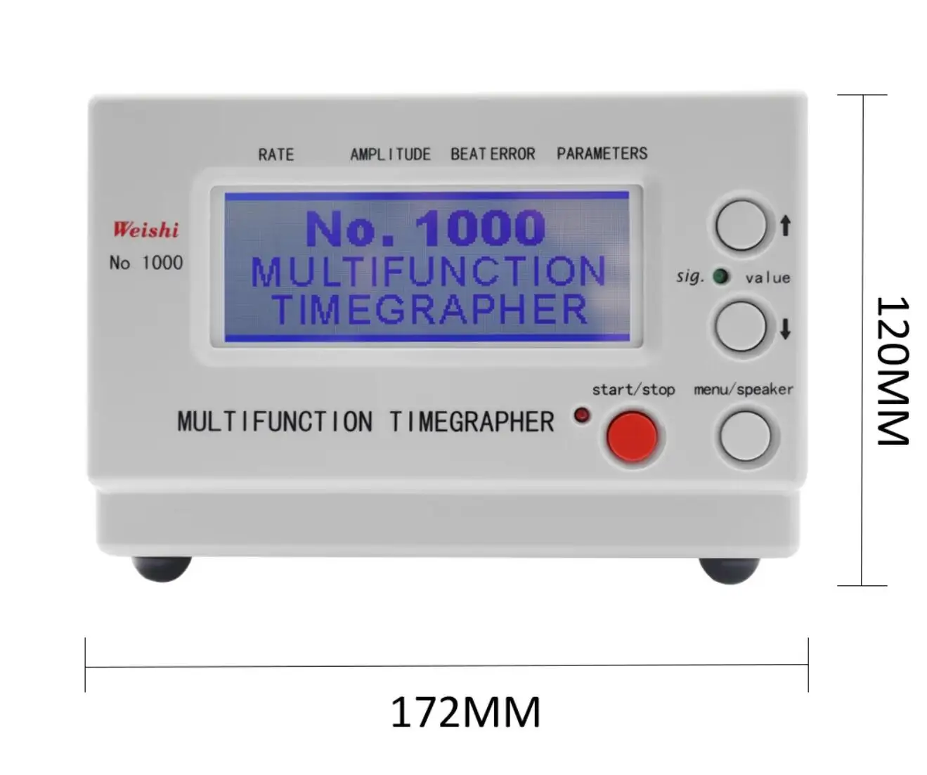 Weishi No.1900 Machanical Watch Testing Detect Repair Tool Time Grapher Multi Functions Timer Machine Timegrapher 1000
Weishi No.1900 Machanical Watch Testing Detect Repair Tool Time Grapher Multi Functions Timer Machine Timegrapher 1000
