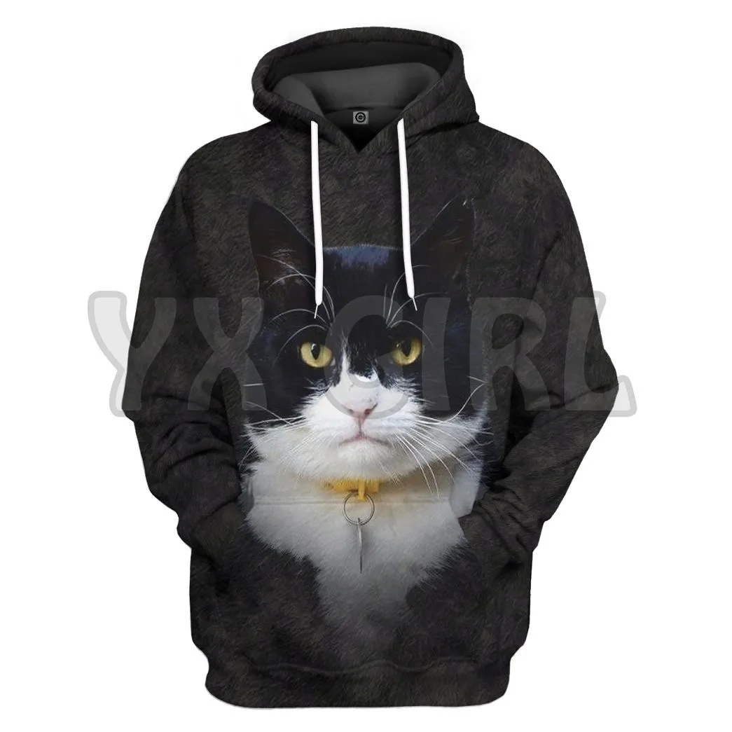 Texudo Cat 3D Printed Hoodies Unisex Pullovers Funny Dog Hoodie Casual Street Tracksuit
Texudo Cat 3D Printed Hoodies Unisex Pullovers Funny Dog Hoodie Casual Street Tracksuit