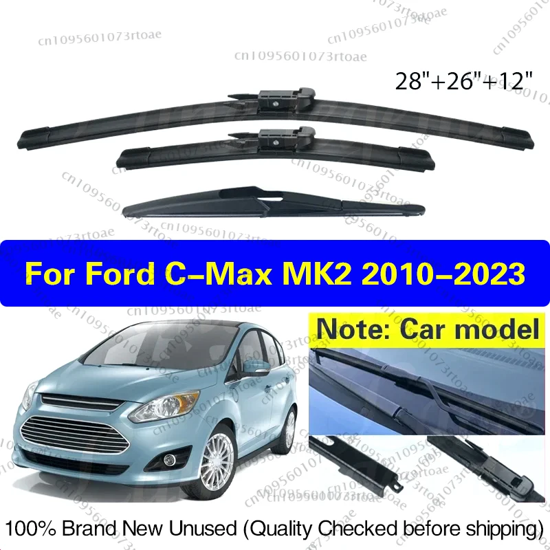 For Ford C-Max & Grand C-Max MK2 2010 - 2023 Car Front Rear Wiper Blades Windscreen Windshield Window Car Accessories 28"26"12"
For Ford C-Max & Grand C-Max MK2 2010 - 2023 Car Front Rear Wiper Blades Windscreen Windshield Window Car Accessories 28"26"12"