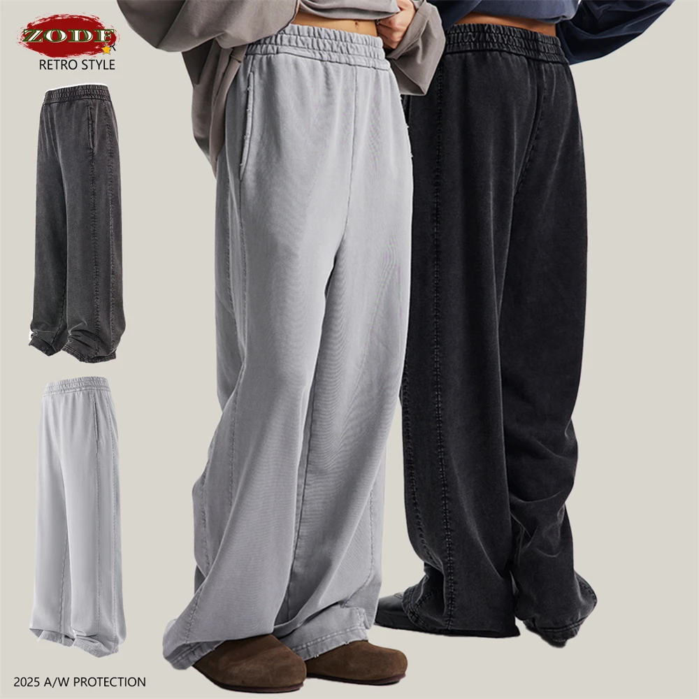 ZODF Fashion 2025 Autumn 380gsm Batik Washed Cotton Pants For Men Unisex Vintage Patchwork Loose Trousers Brand Bottoms HY1080
ZODF Fashion 2025 Autumn 380gsm Batik Washed Cotton Pants For Men Unisex Vintage Patchwork Loose Trousers Brand Bottoms HY1080