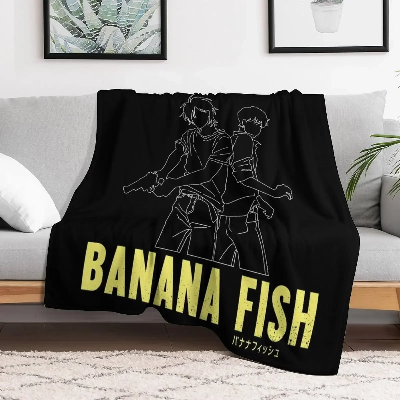 Banana Fish - Ash & Eiji Silhouette Throw Blanket Tourist for sofa christmas gifts Blankets
Banana Fish - Ash & Eiji Silhouette Throw Blanket Tourist for sofa christmas gifts Blankets