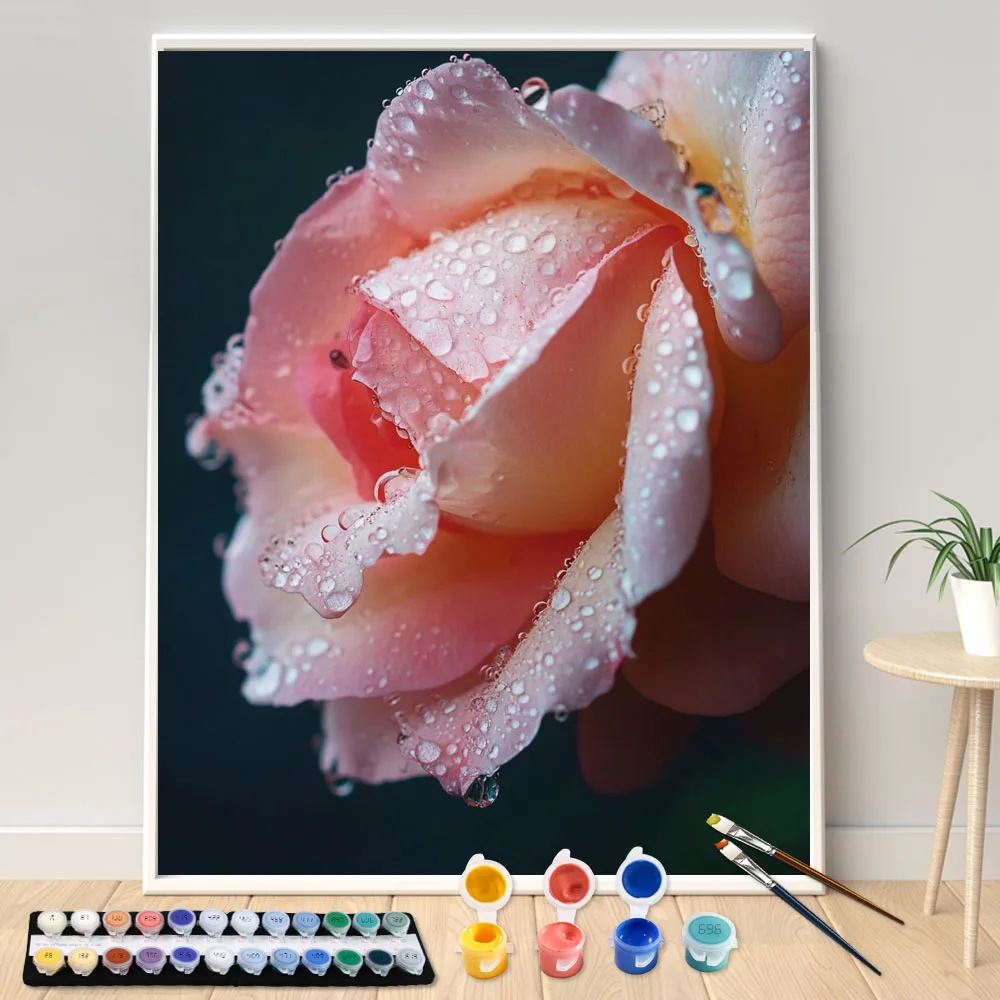 Digital Acrylic Painting Kit DIY Roses after the rain Hand Art Canvas Hand Painted Home Decor Personalized Surprise Gift
Digital Acrylic Painting Kit DIY Roses after the rain Hand Art Canvas Hand Painted Home Decor Personalized Surprise Gift