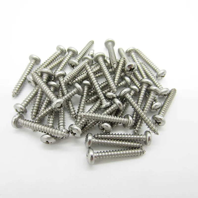 200 Pcs M1 M1.2 M1.7 M2 M2.3 M2.6 M3 M3.5 Philips Round Head 304 Stainless steel Self Tapping Screws Small Computer Screw
200 Pcs M1 M1.2 M1.7 M2 M2.3 M2.6 M3 M3.5 Philips Round Head 304 Stainless steel Self Tapping Screws Small Computer Screw