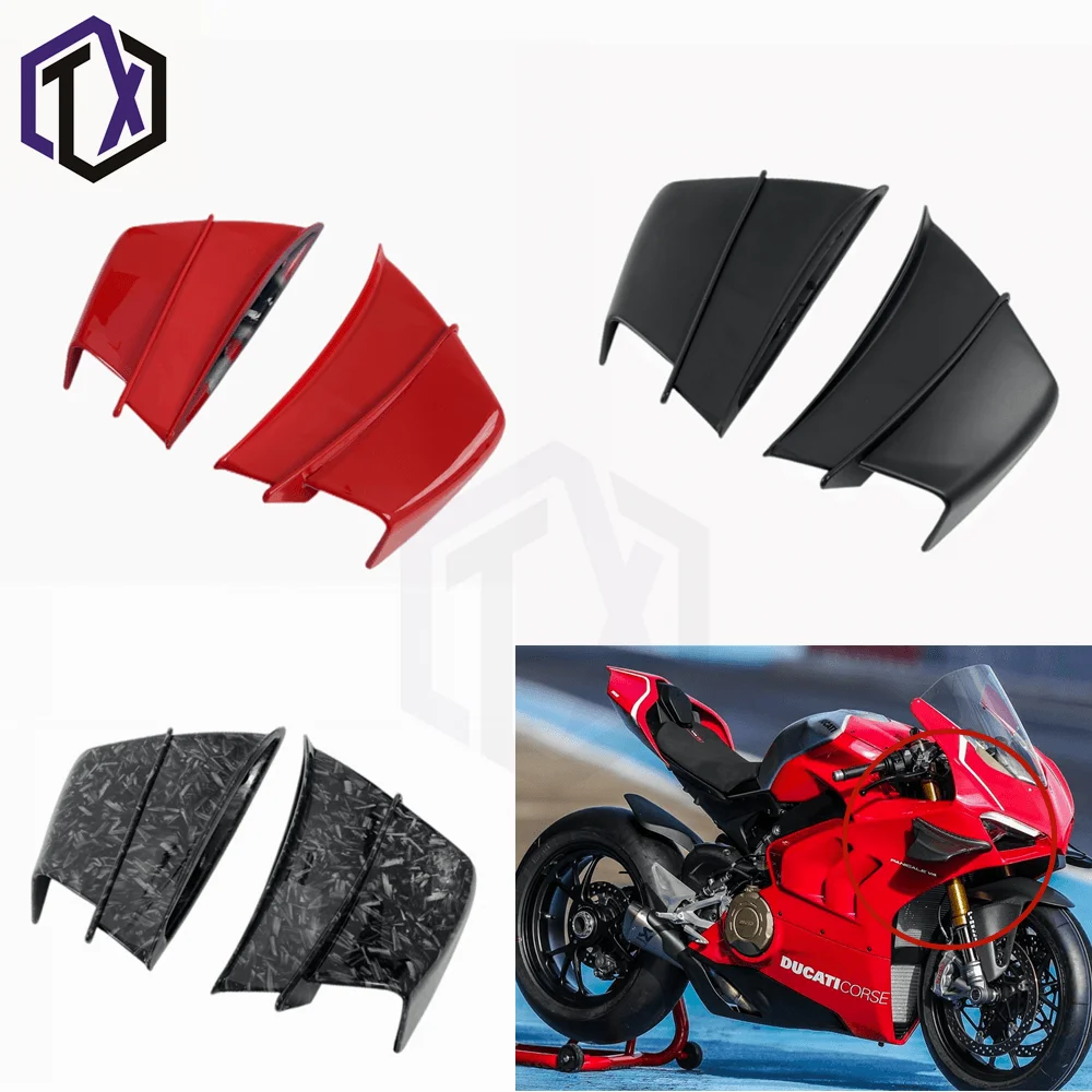 Motorcycle wing aerodynamics Spoiler Air deflector ccessories fit for Ducati V4 V4S V4R 2018,2019,2020,2021,2022
Motorcycle wing aerodynamics Spoiler Air deflector ccessories fit for Ducati V4 V4S V4R 2018,2019,2020,2021,2022