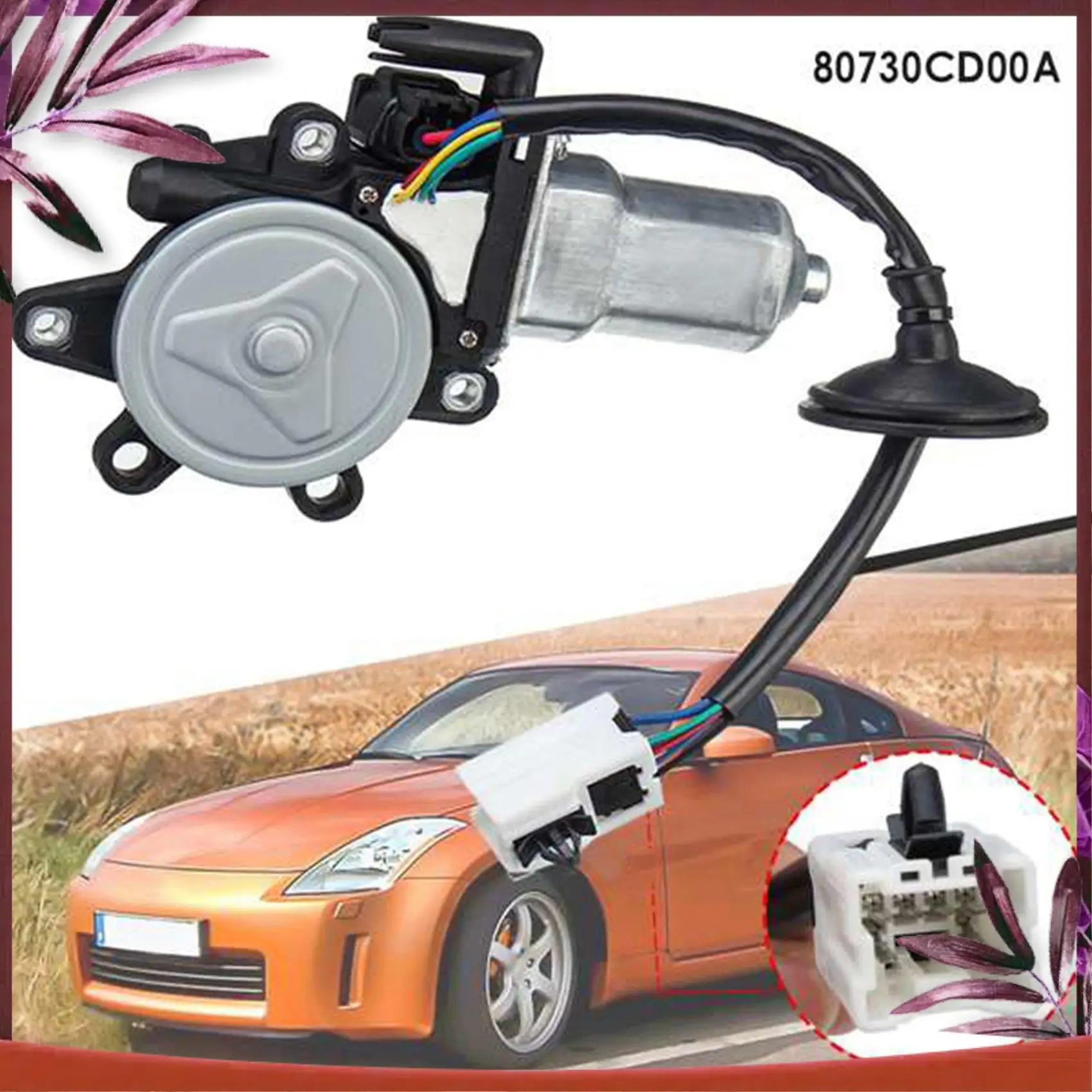 Durable Right Front Power Window Regulator Motor For Nissan 350Z 2003-2009 INFINITI G35 2003-2007 80730CD001 80730-CD00A
Durable Right Front Power Window Regulator Motor For Nissan 350Z 2003-2009 INFINITI G35 2003-2007 80730CD001 80730-CD00A