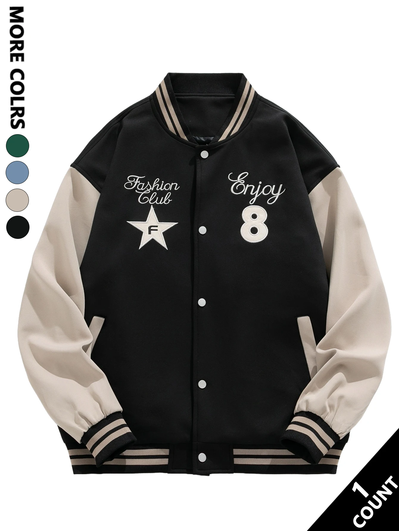 Модная мужская куртка с воротником-стойкой и уникальным цветным блоком + структурированный воротник-стойка, ветрозащитная и стильная, универсальная повседневная куртка на весну и осень
Модная мужская куртка с воротником-стойкой и уникальным цветным блоком + структурированный воротник-стойка, ветрозащитная и стильная, универсальная повседневная куртка на весну и осень