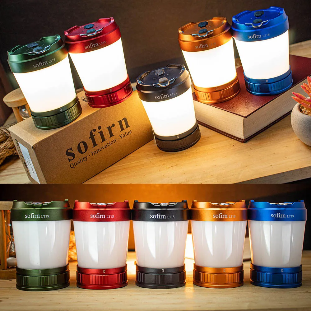 Sofirn LT1S USB C 21700 Rechargeable Camping Light Powerful Torch Portable Emergency Lantern 2700K-6500K with Reverse Charging
Sofirn LT1S USB C 21700 Rechargeable Camping Light Powerful Torch Portable Emergency Lantern 2700K-6500K with Reverse Charging