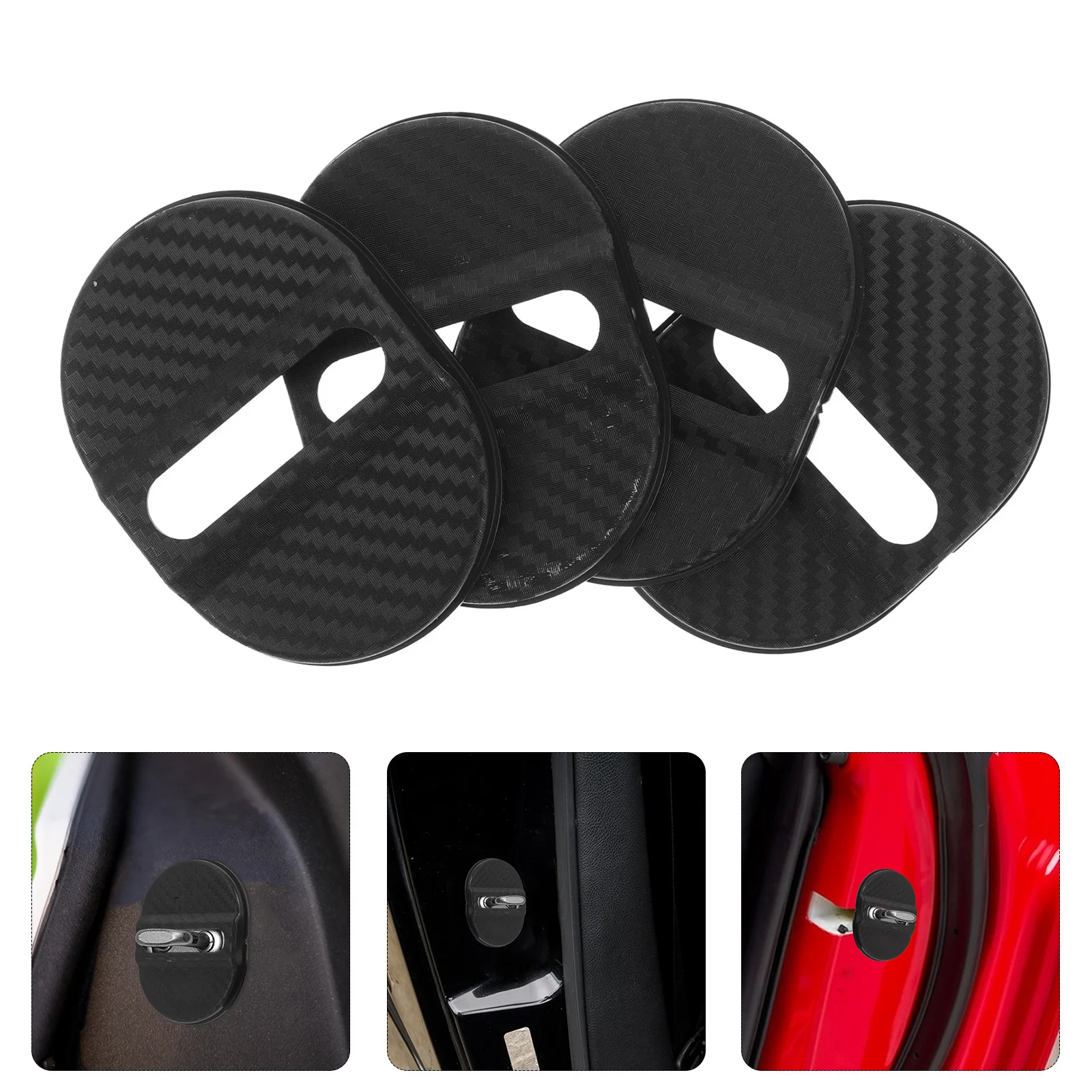 4pcs Car Door Lock Buckle Cover Protector Plastic Shock Absorbing Durable Easy Install Compatible With Most Vehicles Car Door
4pcs Car Door Lock Buckle Cover Protector Plastic Shock Absorbing Durable Easy Install Compatible With Most Vehicles Car Door