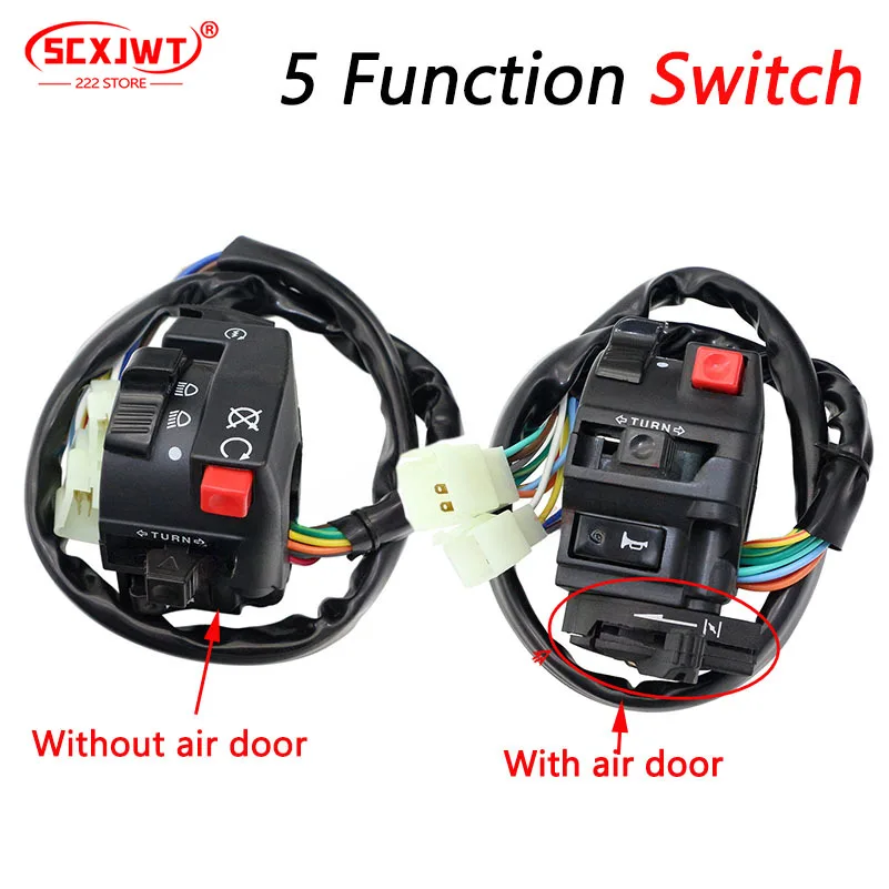 ATV motorcycle parts modification 110-250cc four-wheel off-road beach bike left hand five function switch
ATV motorcycle parts modification 110-250cc four-wheel off-road beach bike left hand five function switch