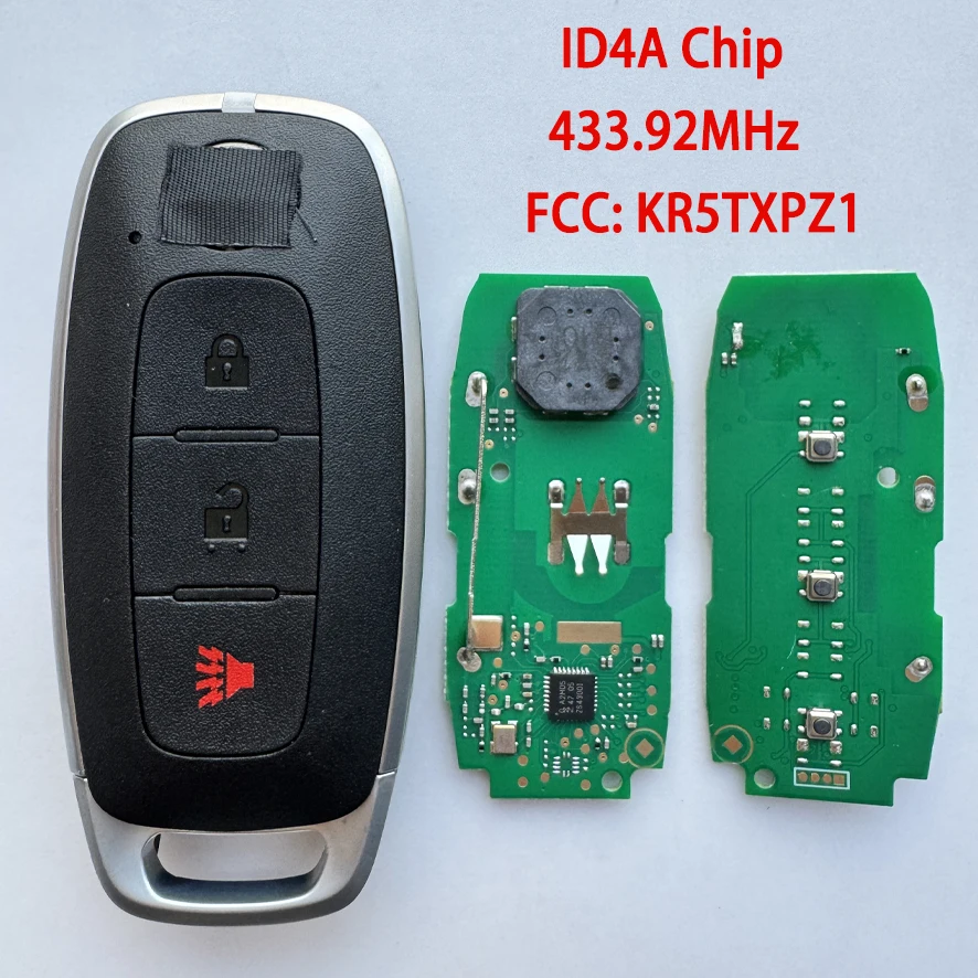BB Key KR5TXPZ1 S180146102 4A 433MHz Car Remote Control Key for Nissan Kicks Pathfinder Rogue Qashqai Aryia 2023+ 285E3-5MR1B
BB Key KR5TXPZ1 S180146102 4A 433MHz Car Remote Control Key for Nissan Kicks Pathfinder Rogue Qashqai Aryia 2023+ 285E3-5MR1B