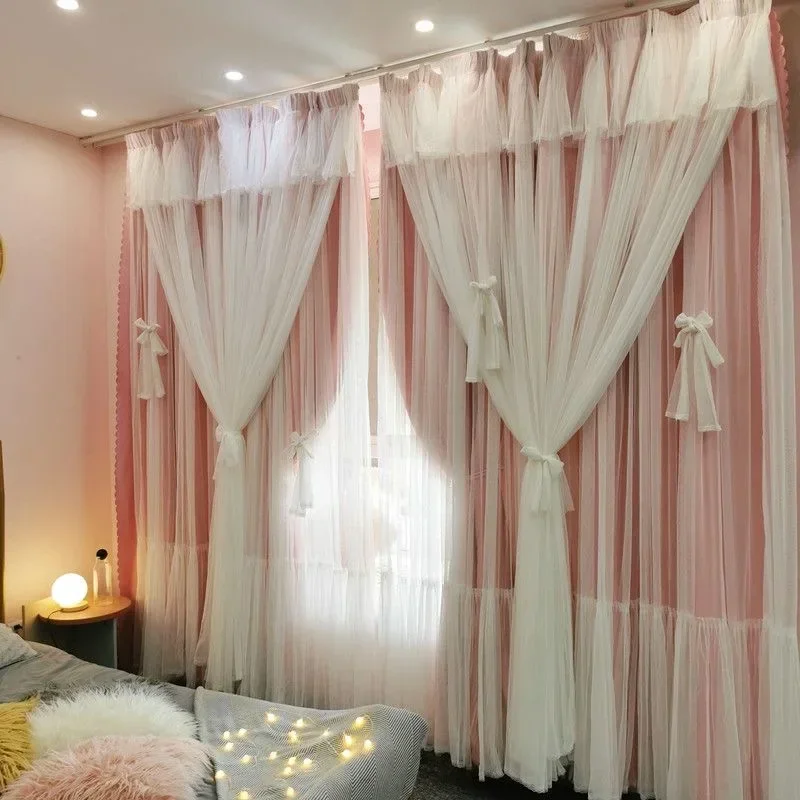 Custom Size Fashion Luxury European Curtain Bedroom Living Room Bay Window Three Layers of Fabric in One
Custom Size Fashion Luxury European Curtain Bedroom Living Room Bay Window Three Layers of Fabric in One