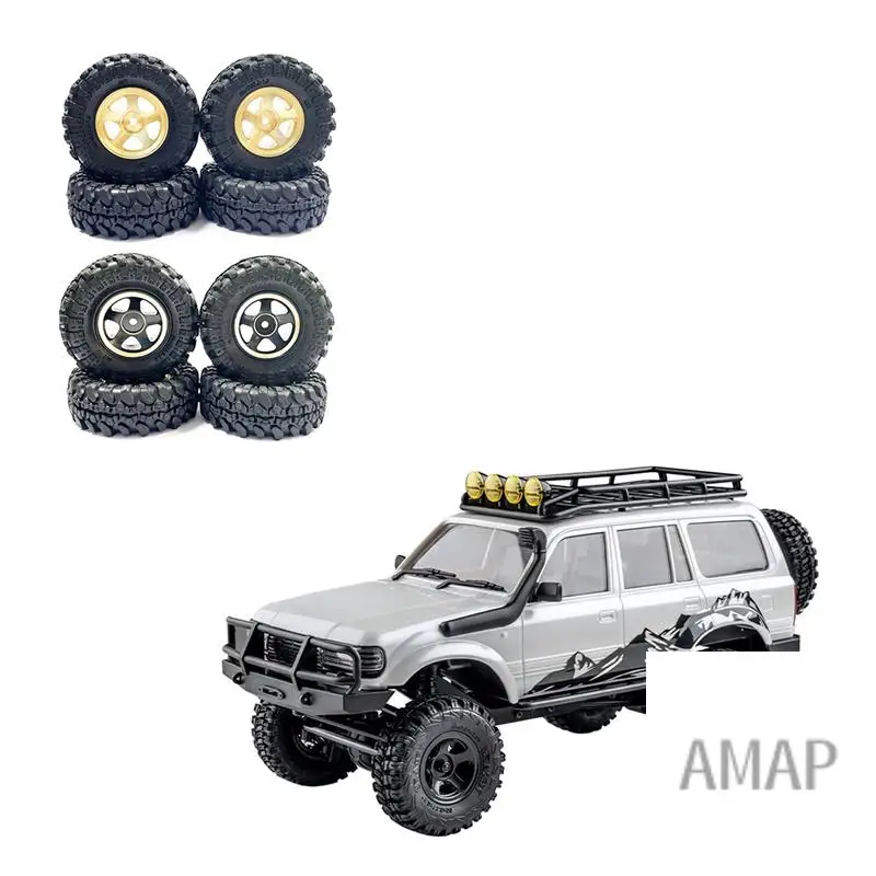 MP-4PCS Латунные колесные диски и комплект шин для масштаба 1/18 FMS Toyota Fj Cruiser Land Cruiser Обновление радиоуправляемого автомобиля Запчасти
MP-4PCS Латунные колесные диски и комплект шин для масштаба 1/18 FMS Toyota Fj Cruiser Land Cruiser Обновление радиоуправляемого автомобиля Запчасти