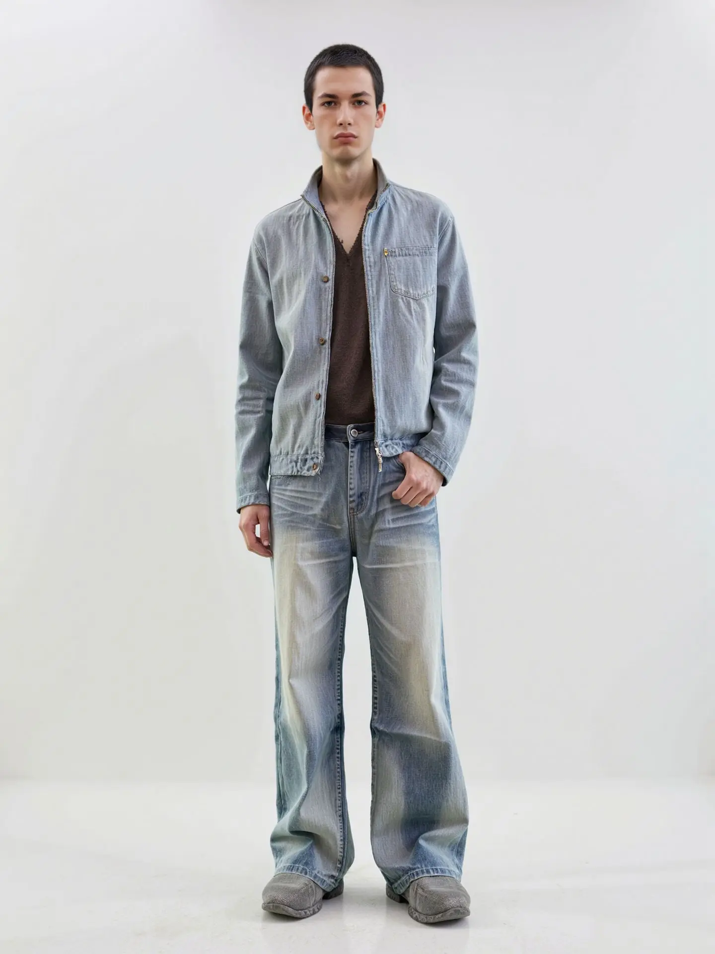 Мешковатые джинсы для мужчин, мягкие прямые джинсовые брюки, оригинальные мужские джинсы, тонкая модная брендовая одежда, мужская одежда, широкие брюки
Мешковатые джинсы для мужчин, мягкие прямые джинсовые брюки, оригинальные мужские джинсы, тонкая модная брендовая одежда, мужская одежда, широкие брюки