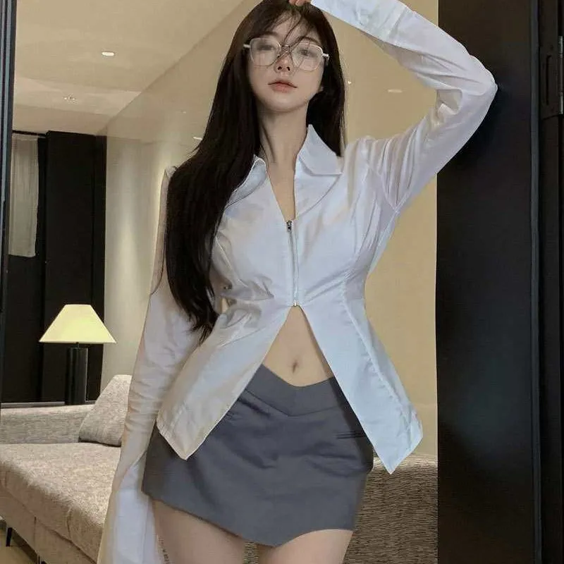 White Sunscreen Longsved Shirt Women Early Autumn New Ba Commute Style Collar Breathable Skin-Friendly Polyester Fiber
White Sunscreen Longsved Shirt Women Early Autumn New Ba Commute Style Collar Breathable Skin-Friendly Polyester Fiber