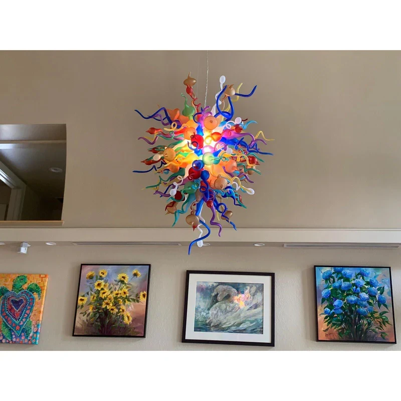 BOSSEN 2026 Designer Modern Chandelier Lincoln Murano Multicolored Glass Luster Dimmable Ceiling Light For Living Room Dining
BOSSEN 2026 Designer Modern Chandelier Lincoln Murano Multicolored Glass Luster Dimmable Ceiling Light For Living Room Dining