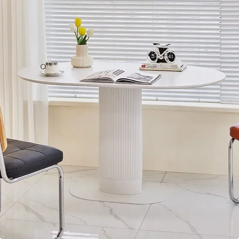 Nordic Roman Style Luxury Oval Dining Table Designer Meeting Desk Modern Compact Home Furniture
Nordic Roman Style Luxury Oval Dining Table Designer Meeting Desk Modern Compact Home Furniture