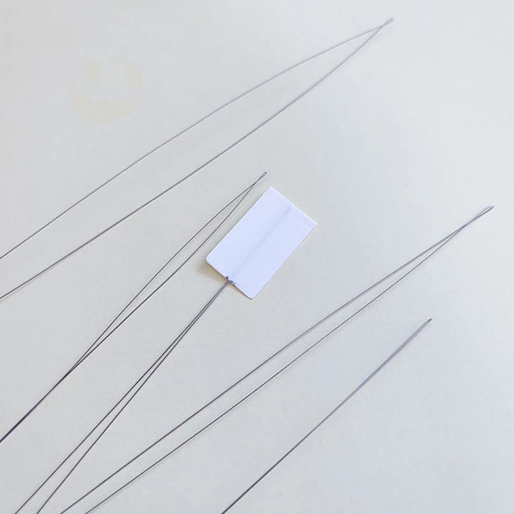 10 Pcs Threader Hand Sewing Needle Threaders Tool Steel Wire Punch Needles for Beading
10 Pcs Threader Hand Sewing Needle Threaders Tool Steel Wire Punch Needles for Beading