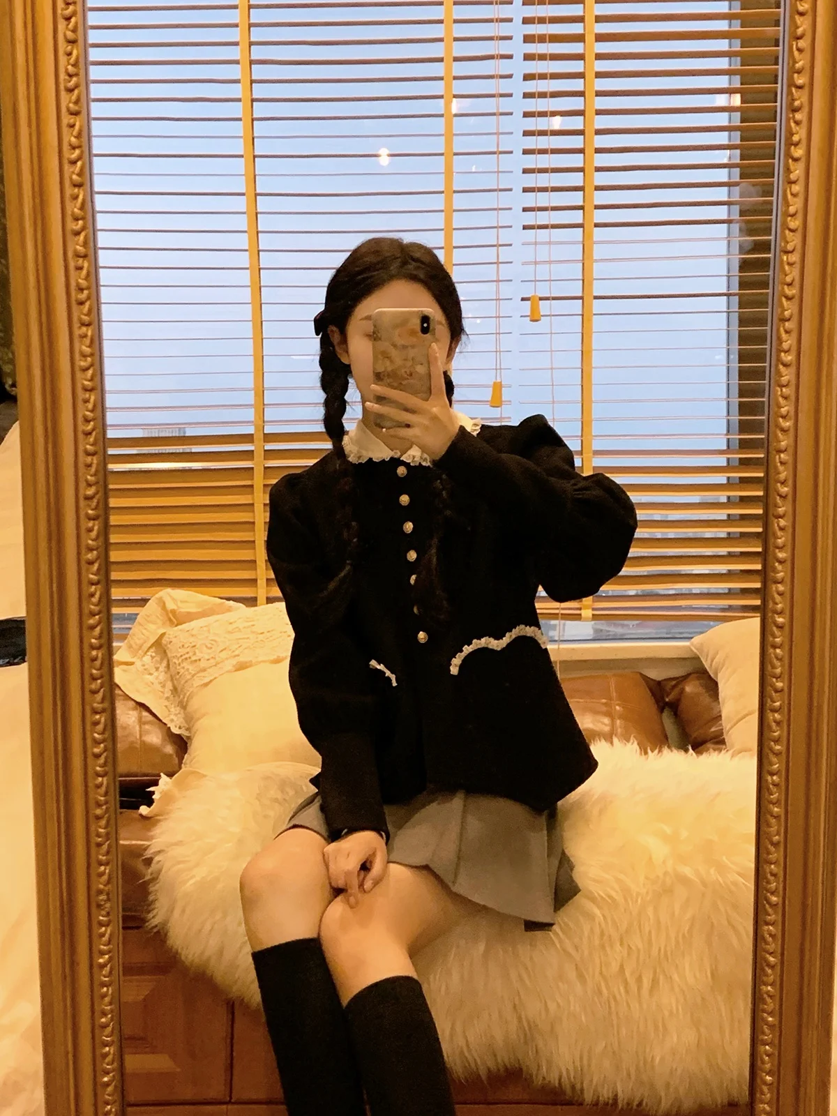 Peacola Plaid Skirt Women's Wrap Skirt Commute Sle Long Sve round Ne Single Button Pure Color Spring Season
Peacola Plaid Skirt Women's Wrap Skirt Commute Sle Long Sve round Ne Single Button Pure Color Spring Season