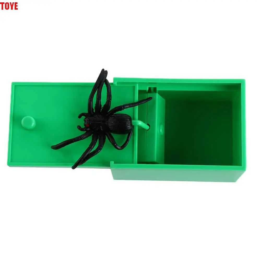 Trick Joke Props Funny Spider Box Play Bug Prank Toy Surprising Interesting Scare Toy Box Friend
Trick Joke Props Funny Spider Box Play Bug Prank Toy Surprising Interesting Scare Toy Box Friend