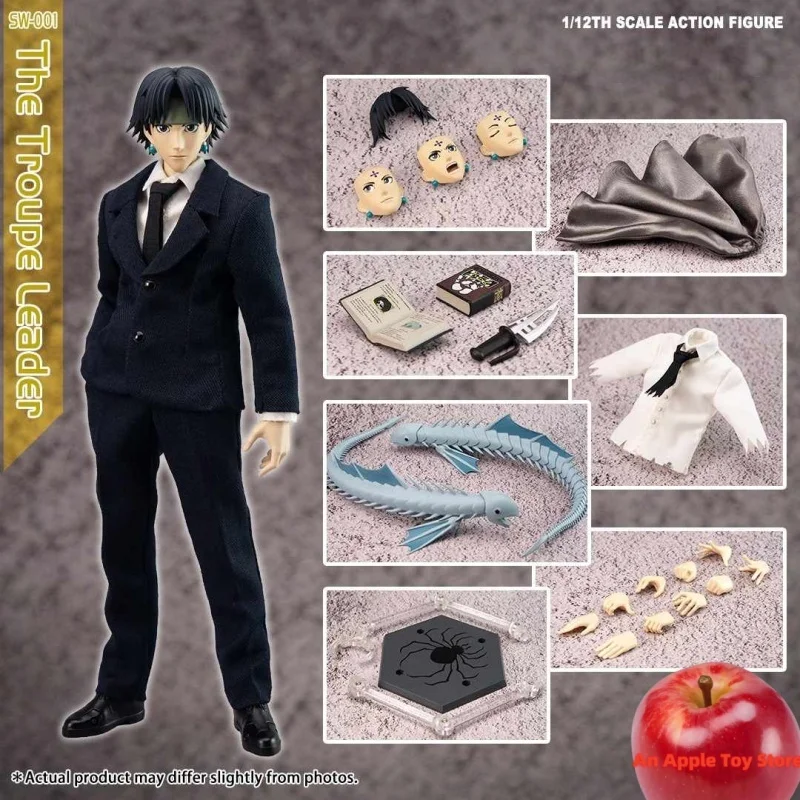 Solo Wing Studio Model Toys SW001 Chrollo Lucilfer Action Figures Anime Model Toys Figura Pvc Gifts The Troupe Teader In Stock
Solo Wing Studio Model Toys SW001 Chrollo Lucilfer Action Figures Anime Model Toys Figura Pvc Gifts The Troupe Teader In Stock