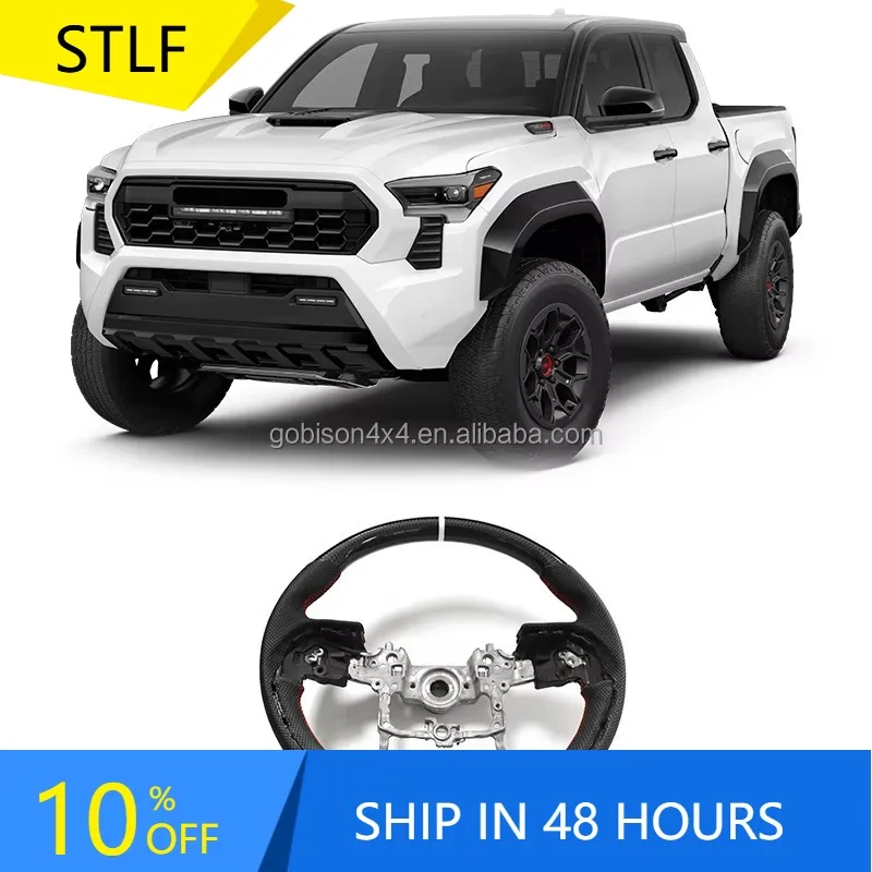 Zuimi High-end Gobison Hot Sale Car Accessories Carbon Fiber Steering Wheel For Tacoma 2024 For Tundra 2022+ Car Steering
Zuimi High-end Gobison Hot Sale Car Accessories Carbon Fiber Steering Wheel For Tacoma 2024 For Tundra 2022+ Car Steering