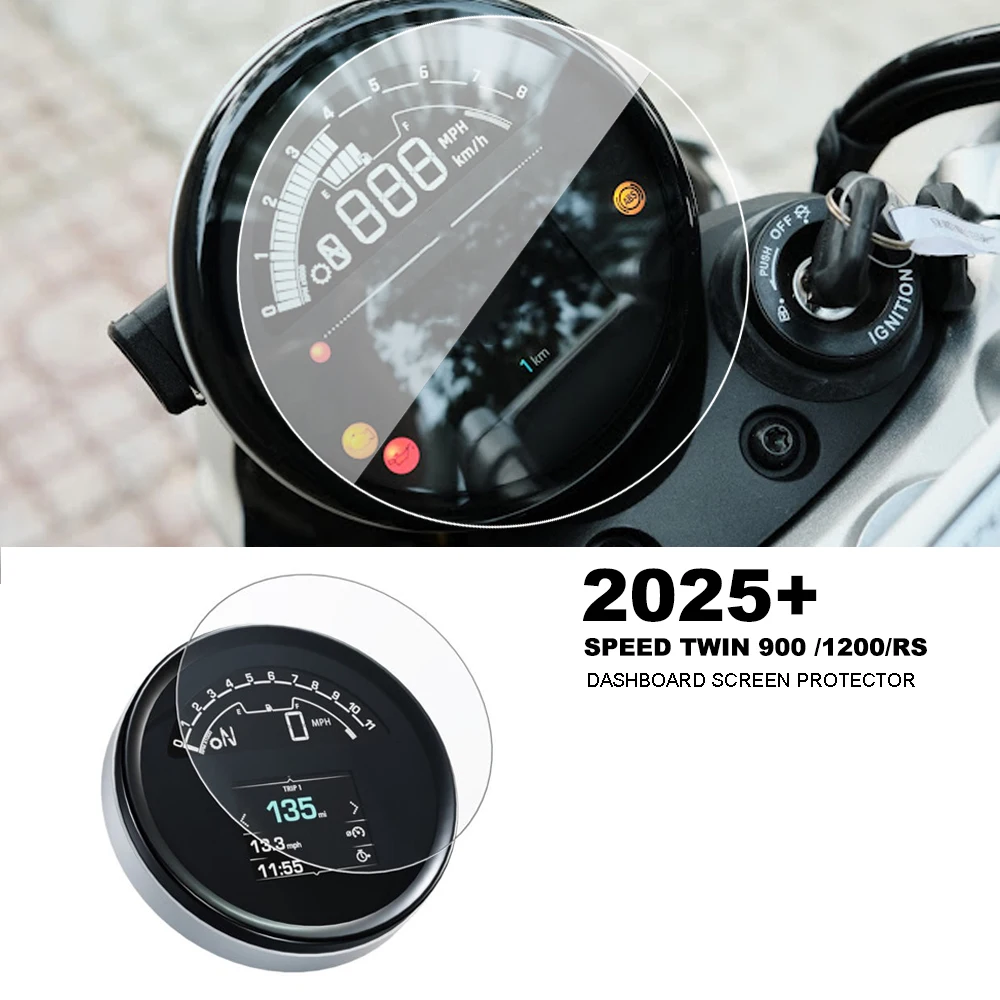 For Speed Twin 900 Speed Twin 1200/RS 2025 Motorcycle Protection Instrument Film Accessories Scratch Cluster Screen Dashboard
For Speed Twin 900 Speed Twin 1200/RS 2025 Motorcycle Protection Instrument Film Accessories Scratch Cluster Screen Dashboard