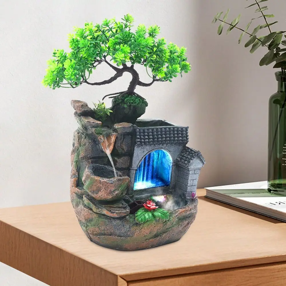 Tabletop Waterfall Fountain, 11.81 Inch Rockery Ornament With ColorChanging LED Light, Water Fountain Humidifier Ornament For L
Tabletop Waterfall Fountain, 11.81 Inch Rockery Ornament With ColorChanging LED Light, Water Fountain Humidifier Ornament For L