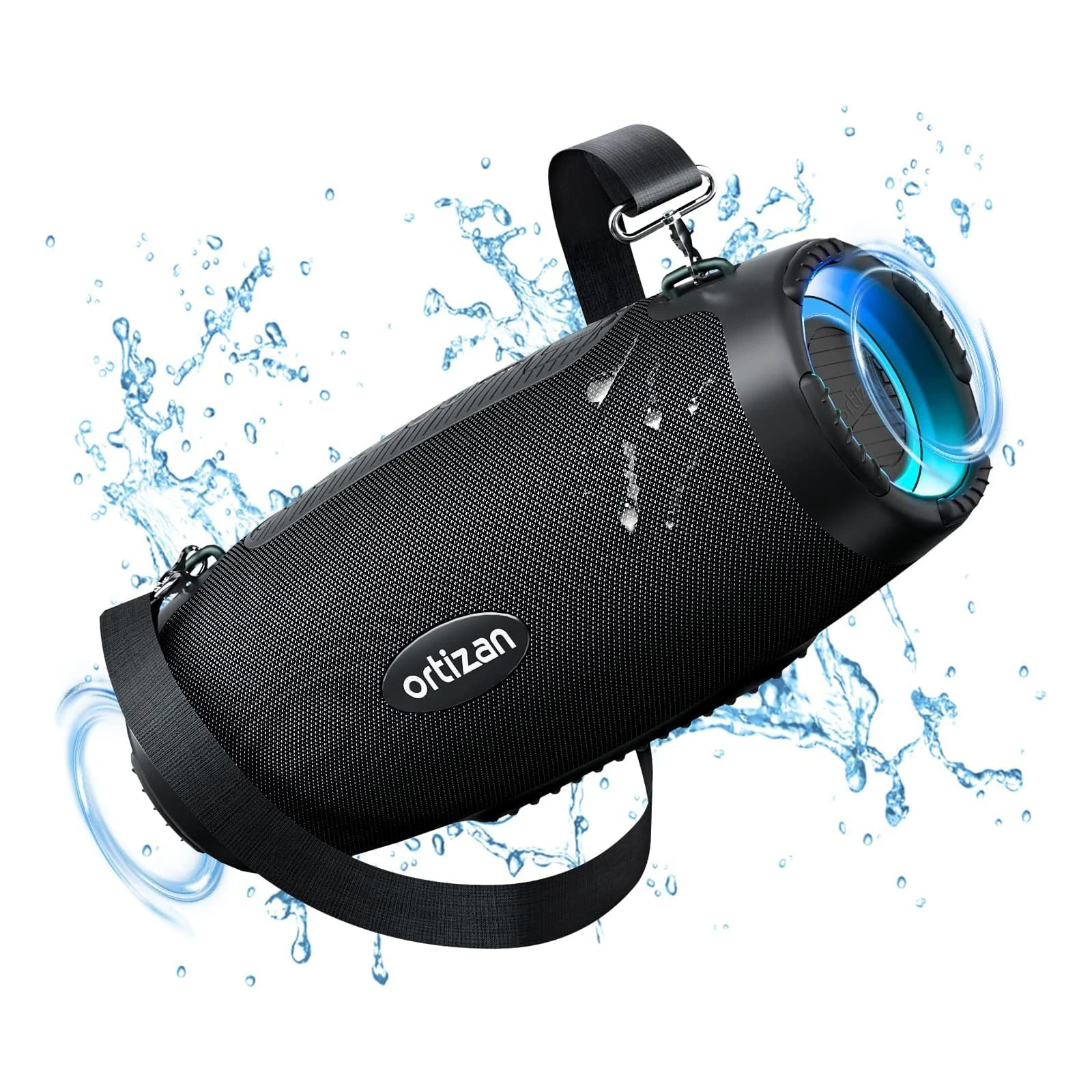 Ortizan M8 80W Wireless Speaker Powerful Sound and Deep Bass IPX7 Waterproof Deep Bass, RGB Lights
Ortizan M8 80W Wireless Speaker Powerful Sound and Deep Bass IPX7 Waterproof Deep Bass, RGB Lights