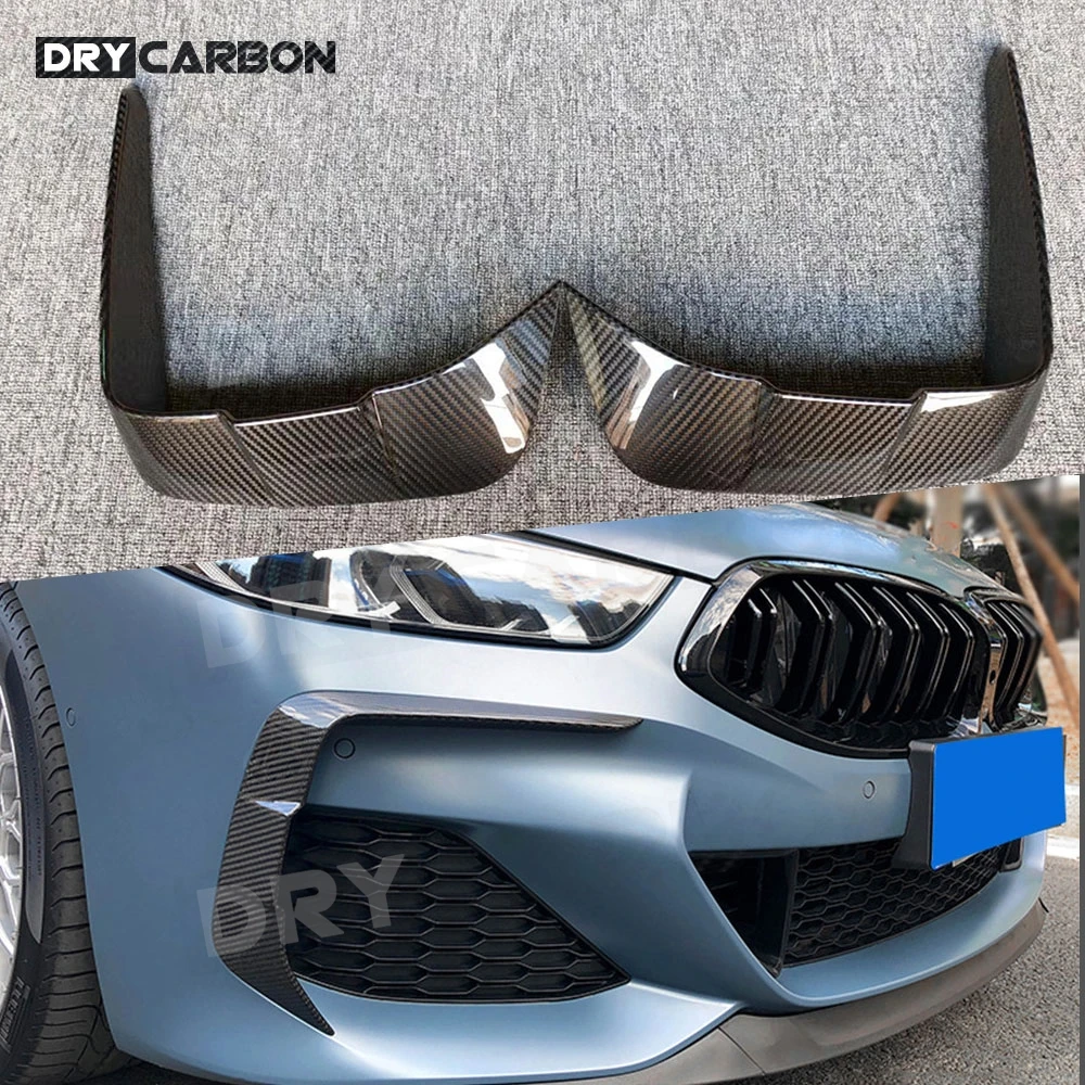 Dry Carbon Fiber Front Bumper Fog Lamp Cover Trims Body Kit for BMW G14 G15 G16 M Sport 2018-2021 Air Vents Decoration FRP
Dry Carbon Fiber Front Bumper Fog Lamp Cover Trims Body Kit for BMW G14 G15 G16 M Sport 2018-2021 Air Vents Decoration FRP