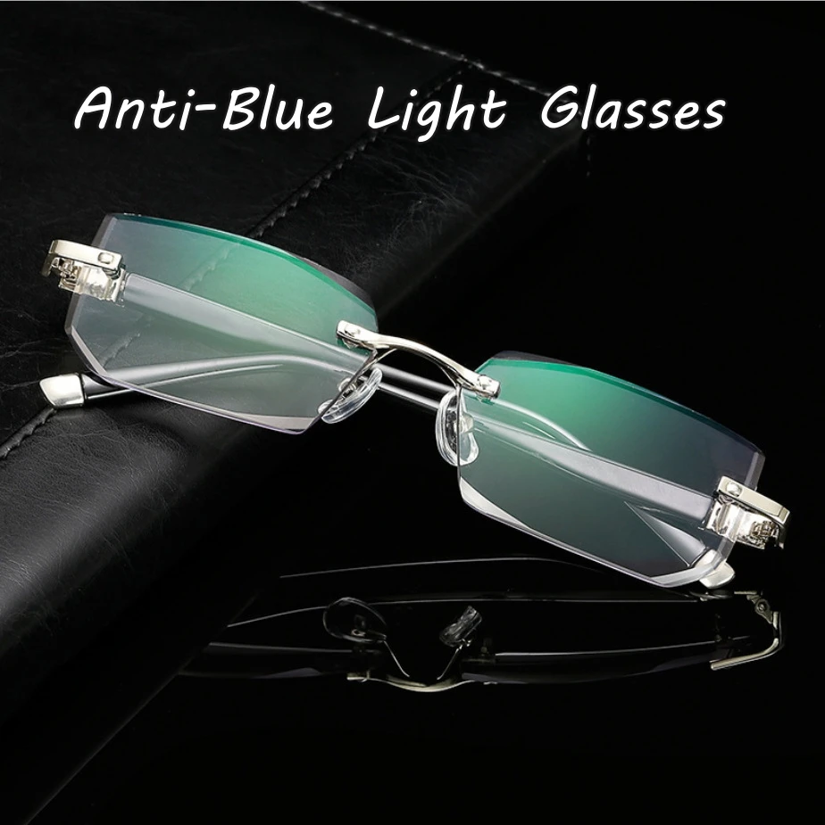 Fashion Rimless Presbyopia Eyeglasses Ultra Light Unisex Far Sight Glasses Men Business Blue Light Blocking Computer Eyewear
Fashion Rimless Presbyopia Eyeglasses Ultra Light Unisex Far Sight Glasses Men Business Blue Light Blocking Computer Eyewear