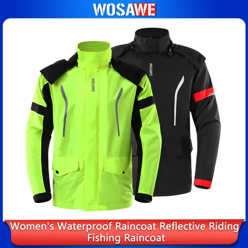 en Women Waterproof Rain Jacket Rider Split Reflective Hiking Motobike Riding Fishing Rainproof Coat
en Women Waterproof Rain Jacket Rider Split Reflective Hiking Motobike Riding Fishing Rainproof Coat