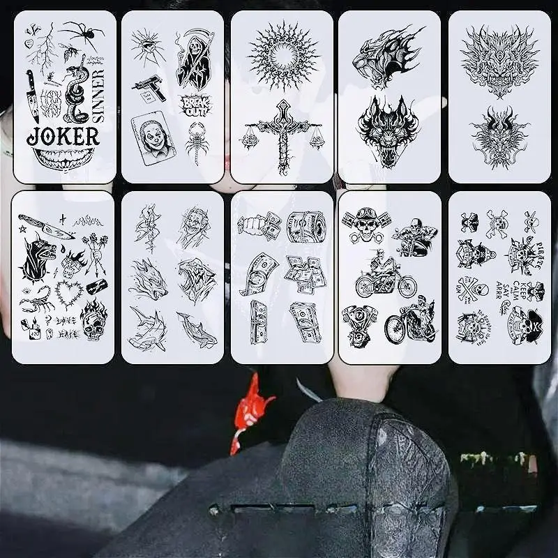 Uzi Clown Temporary Tattoos,Tattoo Stickers,Waterproof Long-Lasting 15 Days,Semi-Permanent Fake Tattoo,body art for Men Women
Uzi Clown Temporary Tattoos,Tattoo Stickers,Waterproof Long-Lasting 15 Days,Semi-Permanent Fake Tattoo,body art for Men Women