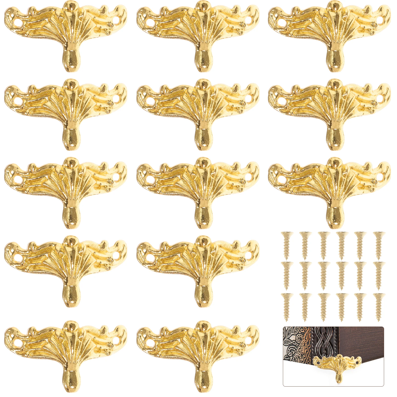 25pcs Alloy Feet for Jewelry Box Vintage Protectors Bun Furniture Legs Wood Decorative Furniture Corner Protector Hardware
25pcs Alloy Feet for Jewelry Box Vintage Protectors Bun Furniture Legs Wood Decorative Furniture Corner Protector Hardware