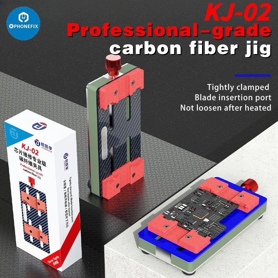 Professjonal High-temperature Resistant Carbon Fiber Jig for Mobile Phone Motherboard CPU Hard Drives Desoldering Repair Clamp
Professjonal High-temperature Resistant Carbon Fiber Jig for Mobile Phone Motherboard CPU Hard Drives Desoldering Repair Clamp